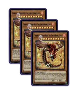 Yugioh! Uria, Lord of Searing Flames CORI-EN005 (Super Rare) 1st Ed 3x - Image 1