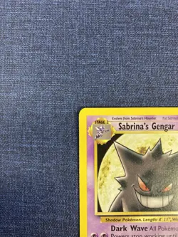 2000 Pokemon Gym Challenge Sabrina’s Gengar Rare 29/132 Unlimited LP - Image 2