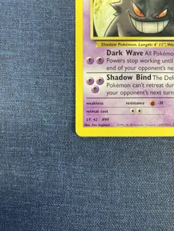2000 Pokemon Gym Challenge Sabrina’s Gengar Rare 29/132 Unlimited LP - Image 5