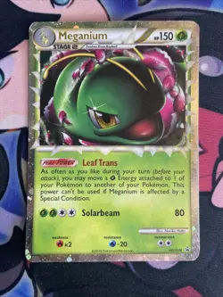 Pokemon TCG. Meganium Prime HGSS08. Ultra Rare Promo. Authentic. MP - Image 1