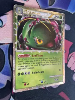 Pokemon TCG. Meganium Prime HGSS08. Ultra Rare Promo. Authentic. MP - Image 2