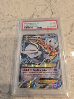 M Mewtwo EX #63 - 2015 Pokemon XY Breakthrough - PSA 6 FREE SHIPPING - Image 1