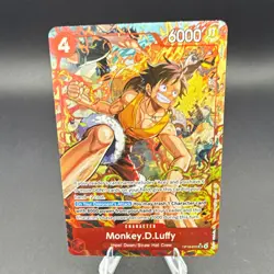 Bandai One Piece Card Game Monkey D. Luffy OP16-015 SR Foil Alt Art EN 6000 - Image 1