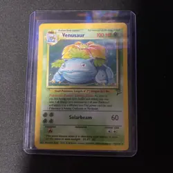 Venusaur Base Set 2 Holo Rare 18/130 100 HP Solarbeam Pokemon Card WOTC - Image 1