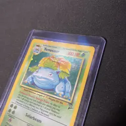 Venusaur Base Set 2 Holo Rare 18/130 100 HP Solarbeam Pokemon Card WOTC - Image 3