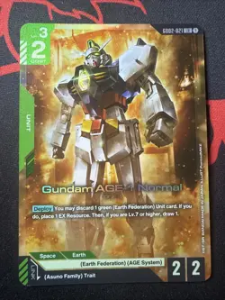 Gundam Card Game Gundam AGE-1 Normal GD02-021 LR English - Image 1