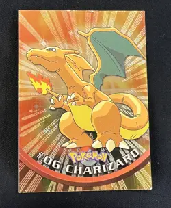 2000 Topps Chrome Pokemon Charizard #6 DMG - Image 1