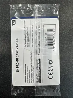 Zarude Pitch black promo gamestop NEW SEALED IN HAND! SHIPS FAST - Image 2