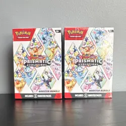 Pokemon TCG Prismatic Evolutions Booster Bundle Box Lot 2 Boxes - Image 1