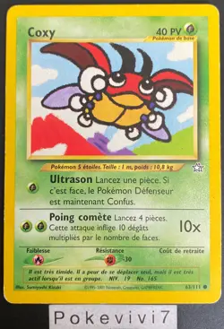 Carte Pokemon COXY 63/111 Commune NEO GENESIS Wizards FR OCCASION - Image 1