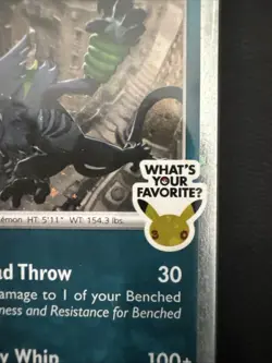 Zarude Pitch Black GAMESTOP PROMO-NEW SEALED - Image 3