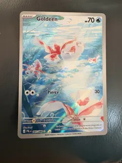 Pokemon TCG Pitch Black Goldeen 087/084 Illustration Rare - Image 1