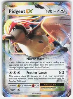 Pidgeot EX 64/108 Pokemon XY - Evolutions Holofoil *LP* - Image 1