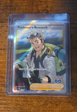 Professor's Research [Professor Willow] (Full Art) 078/078 Pokemon GO Holo - Image 1