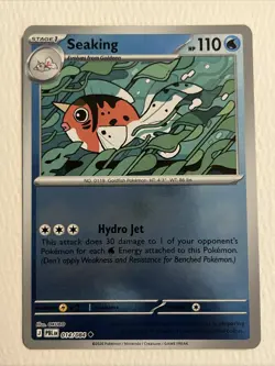 Seaking 014/084 • Reverse Holo • Pitch Black • Pokemon TCG • NM - Image 1