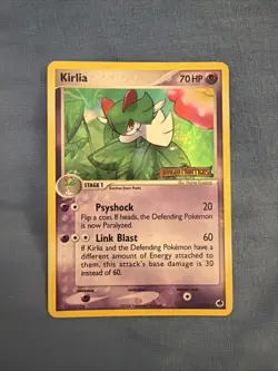 Kirlia 32/101 Reverse Holo LP-NM Stamped (2006) EX Dragon Frontiers Pokemon TCG - Image 3