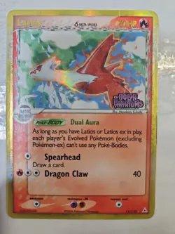 Pokemon TCG Latias 11/110 Holon Phantoms Delta Species Reverse Holo Eng 2006 - Image 1