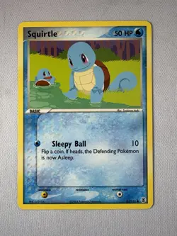 Squirtle 82/112 Common FireRed & LeafGreen Pokemon Heavily Played - Image 1