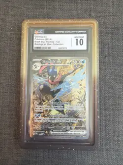 Pokemon TCG Greninja EX Black Star Promo Shrouded Fable SVP132 CGC 10 Gem Mint - Image 1