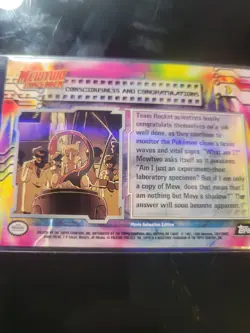 Pokemon TCG Consciousness and Congratulations Pokemon Topps Mewtwo Strikes Back - Image 2