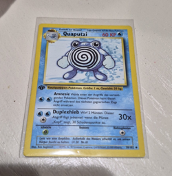 Pokemon TCG - Quaputzi (Poliwhirl) 38/102 - Base Set 1st Edition - German - Image 1