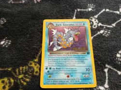 Dark Gyarados (Prerelease) 08/82 Wotc Promo Holo READ DESCRIPTION FOR CONDITION - Image 1