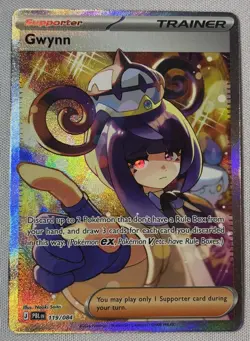 Pokemon TCG Pitch Black - Gwynn Trainer SIR - 119/084 - NM - Image 1