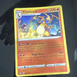 Pokemon TCG Charizard 4/102 Base Set Holo Rare English Stage 2 Arita - Image 1