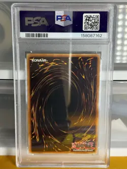 Yu-Gi-Oh! Blue-Eyes White Dragon LCKC-EN001 Earth Background PSA 9 Graded MINT - Image 2