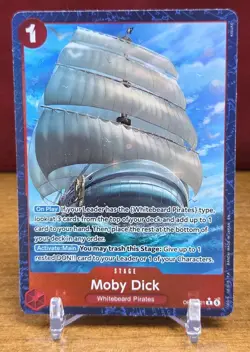 2026 One Piece The Time of Battle Moby Dick Rare Alt Art #OP16-021 - Image 1
