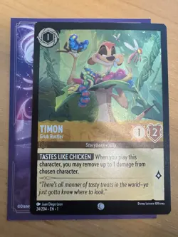 Disney Lorcana TCG The First Chapter: Timon Cold Foil - Image 1