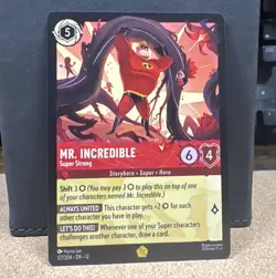 Disney Lorcana Mr. Incredible - Super Strong 127/204 The First Chapter Holo EN - Image 1