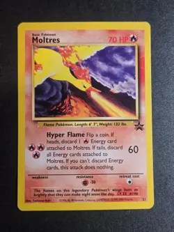 Moltres 21 LP Wizards Black Star Promos Promo Pokemon - Image 1