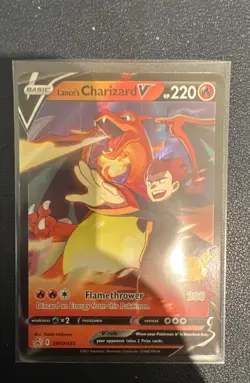 Lance's Charizard V SWSH133 SWSH: Sword & Shield Promo Cards Holo - Image 1