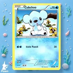 Cubchoo 29/98 Emerging Powers Pokemon TCG Card NM - Image 1