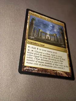 1x Nykthos, Shrine to Nyx Magic Card - Theros Rare Land MTG Very Lightly Played - Image 2