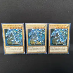 VLP/LP - x3 Set - Blue-Eyes White Dragon - Ultra - SDBE-EN001 - Yu-Gi-Oh - Image 1