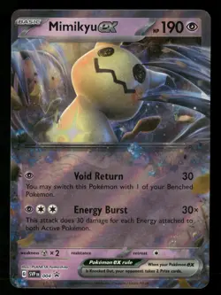 Mimikyu ex - SVP 004 - Black Star Promo - Pokemon Card - NM/M - Image 1