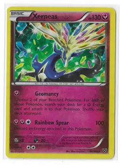 Xerneas 96/146 Cracked Ice Holo Rare XY Base Set Deck Pokemon TCG Card NM - Image 1