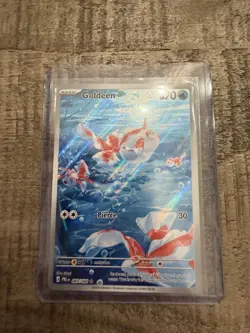 Pokemon Goldeen English Illustration IR Rare 087/084 Pitch Black Card - Image 1