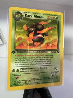 Dark Gloom 1st Edition 36/82 Team Rocket Vintage Uncommon Pokemon Card TCG NM - Image 2