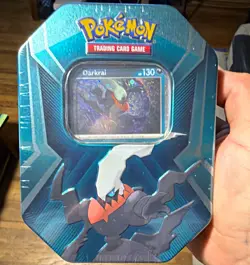 The Pokemon Company Pokemon TCG Darkrai 130 HP Promo Holo Card Sealed Tin - Image 1