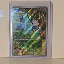 Pokemon Meditite 70 HP Illustration Rare Full Art Holo 153/142 Sv07 EN - Image 1