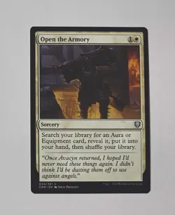 MAGIC THE GATHERING MTG CARD - Open The Armory - Commmander Masters - Image 1