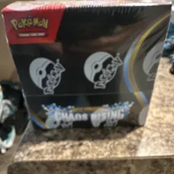 Pokemon Chaos Rising Booster Box with very small tear in seal - Image 1