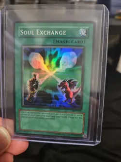 Yugioh Soul Exchange SDY-041 Holo Played Rare See Scan - Image 1