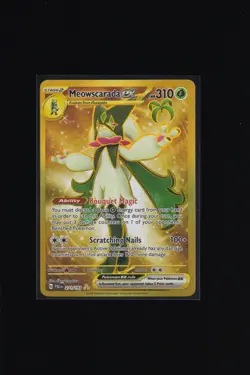Meowscarada ex 271/193 SV Paldea Evolved Hyper Rare Gold Full Art Pokemon TCG NM - Image 1