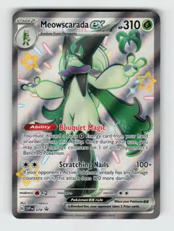 Meowscarada ex 078 Holo Promo Scarlet & Violet Promo Pokemon Near Mint - Image 1
