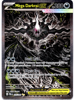 Pokemon TCG Mega Darkrai ex 116/084 SIR Pitch Black Holo Rare Near Mint - Image 1