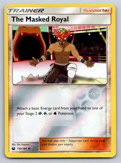 The Masked Royal 139/168 Uncommon Celestial Storm Pokemon Reverse Holo Near Mint - Image 1